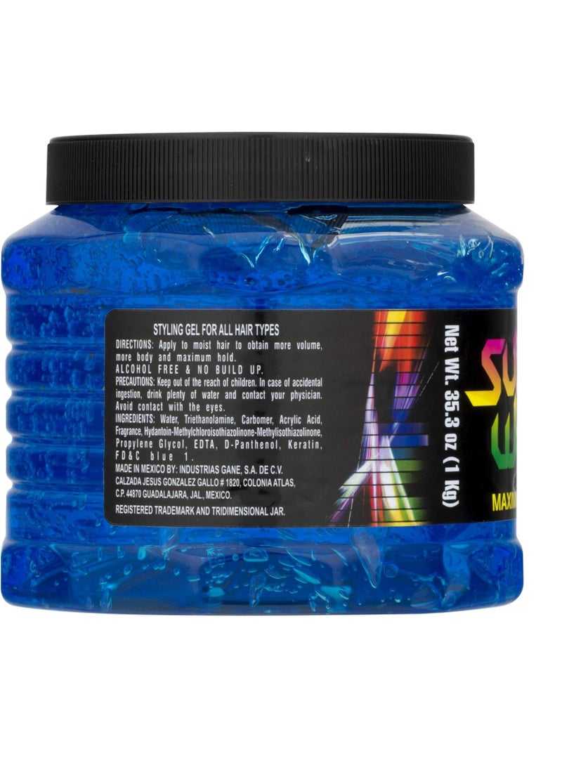 Super Wet Plus Azul Gel, Blue, 35.3 Ounce