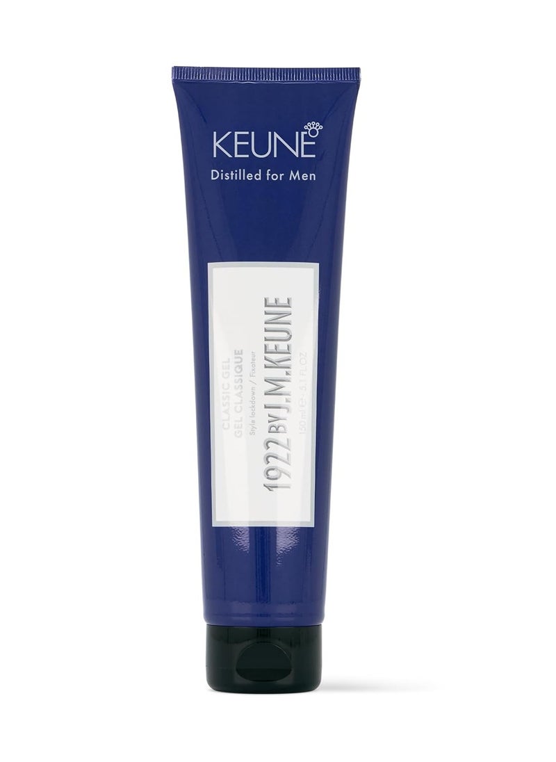 1922 by J.M. Keune Classic Gel, Strong Hold & Shine Styling Gel for Men, 5.1 Fl Oz