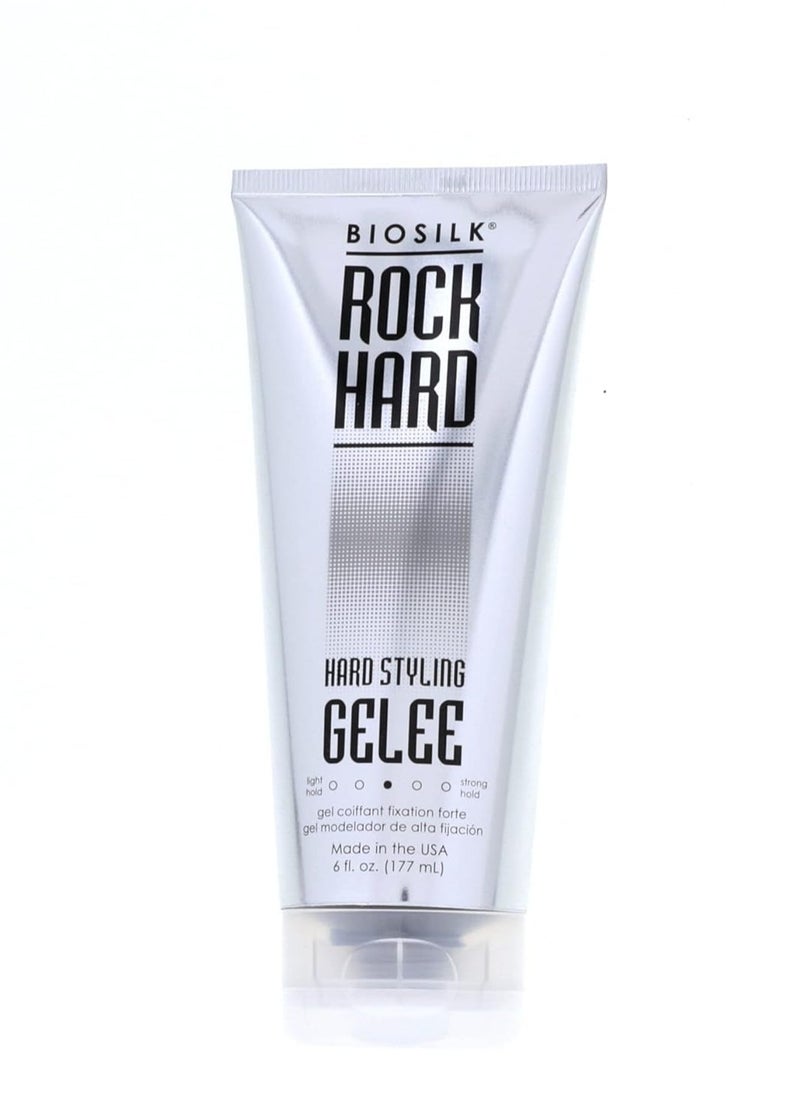 Biosilk Rock Hard Hair Styling Gelee 6 oz (Pack of 5)