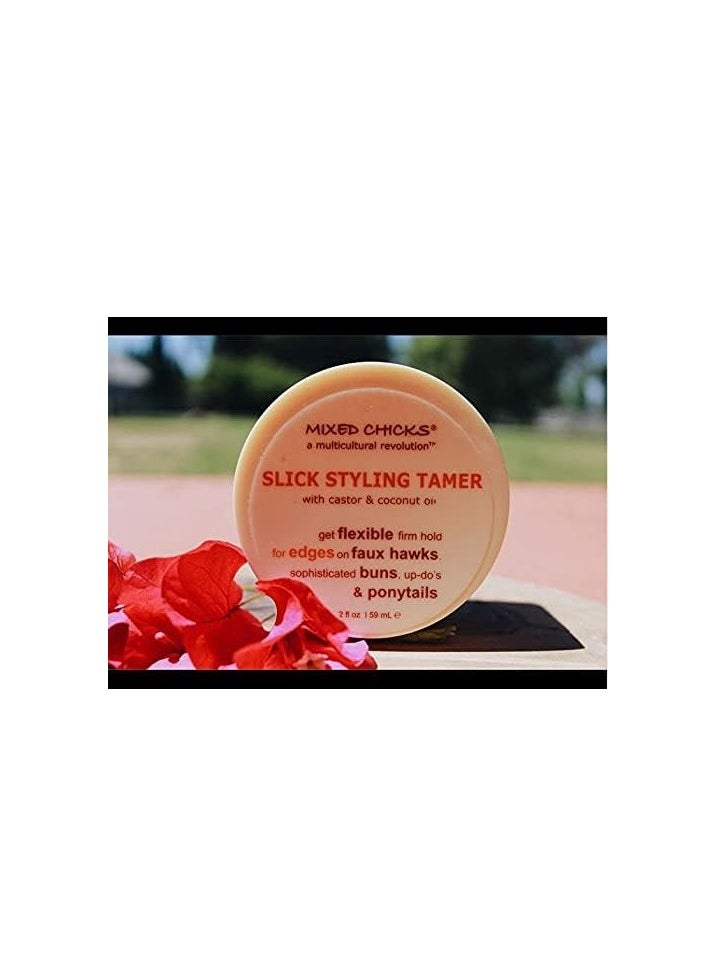 Mixed Chicks Slick Styling Tamer-Edge Tamer with Castor and Coconut Oil, 2 fl. oz.
