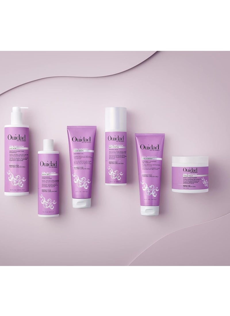 OUIDAD Coil Infusion™ Give a Boost Styling + Shaping Gel Cream, 8.5 oz.