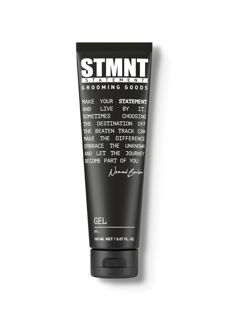 STMNT Grooming Goods Gel, 5.07 oz | Strong Definition | Long-Lasting Hold | Satin-Like, Semi-Matte Finish | Easy Wash Out