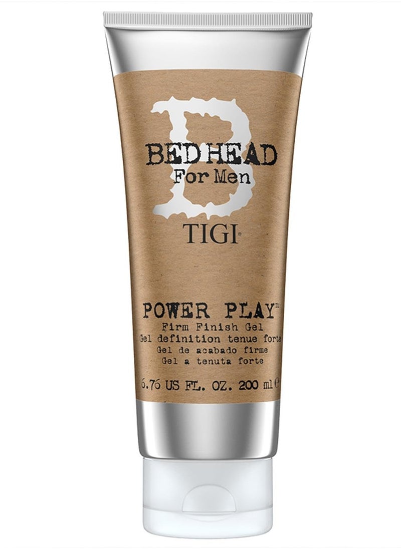 Bed Head for Men Power Play Firm Finish Gel, 6.76 Fluid Ounce