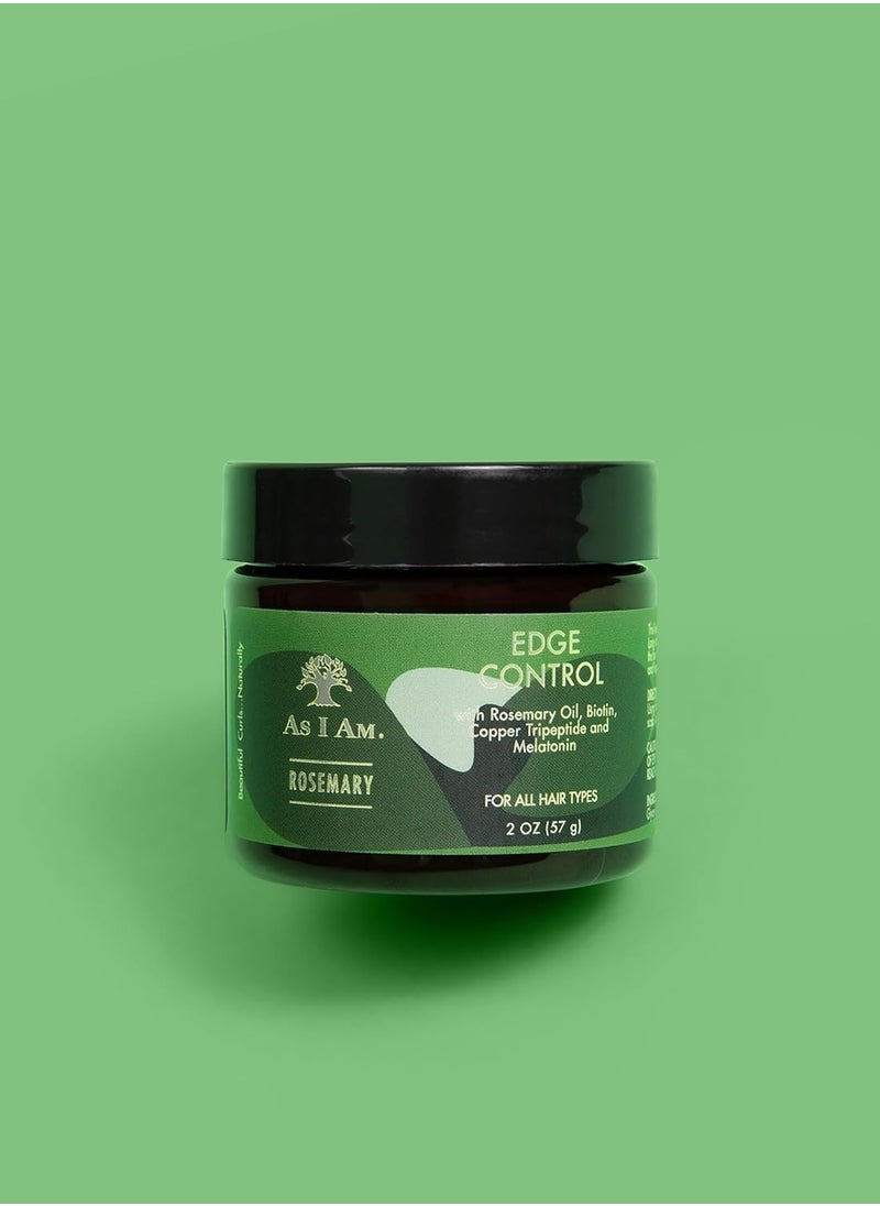 As I Am Rosemary Edge Control with Melatonin & Ceramide - 2 oz
