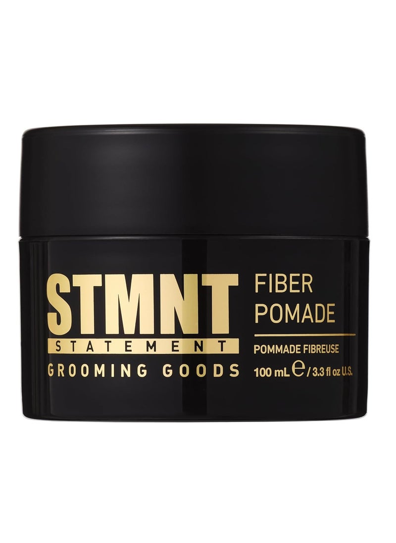 STMNT Grooming Goods Fiber Pomade | Semi-Matte Finish | Strong Control | Easy To Wash Out