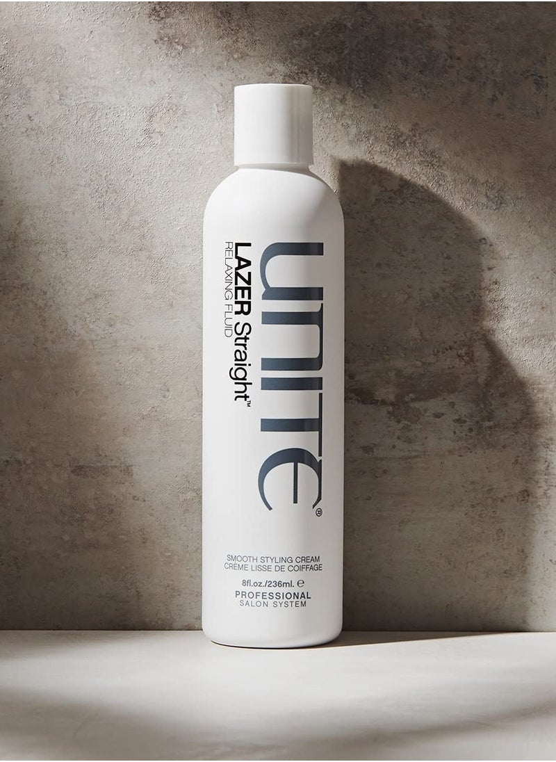 UNITE Hair LAZER Straight Relaxing Fluid, 8 Fl Oz (Pack of 1)