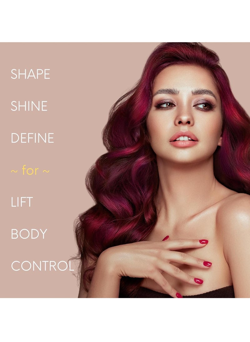 DermOrganic Super Hold Styling Gel for Hair with Pomegranate Anti-Fade Extract - Alcohol-Free, 8 fl. Oz