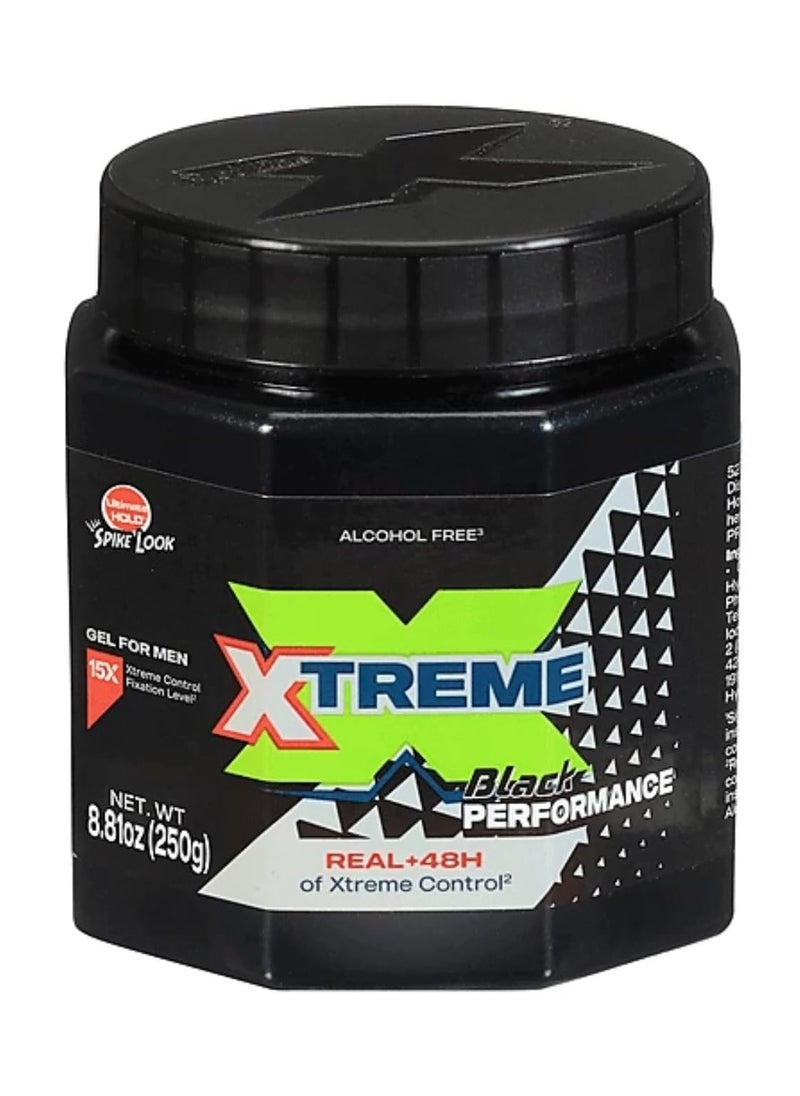 Wet Line Xtreme Reaction Black Ultimate Hold Gel, 8.8 Ounce
