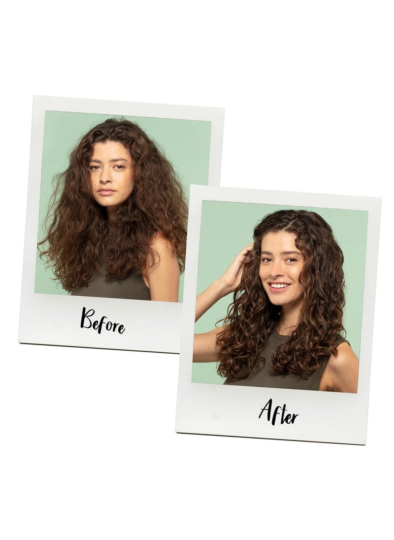 CURLSMITH - Frizz Rescue Curl Retainer, Jelly Hair Styler, Non-Sticky, Frizz Control, Humidity Protection, For All Curl Types, Vegan, 237ml/8 fl oz