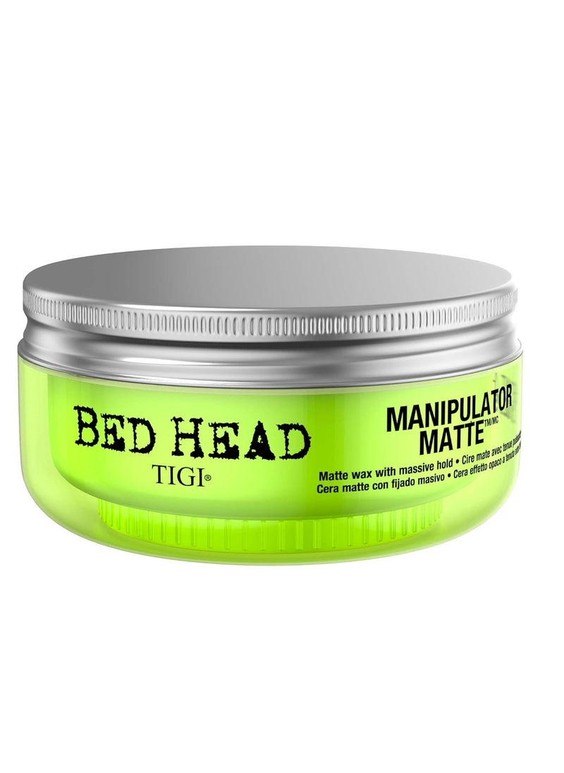 TIGI Bed Head Manipulator Matte Wax Gel for Unisex 2 Ounce (Pack of 2)