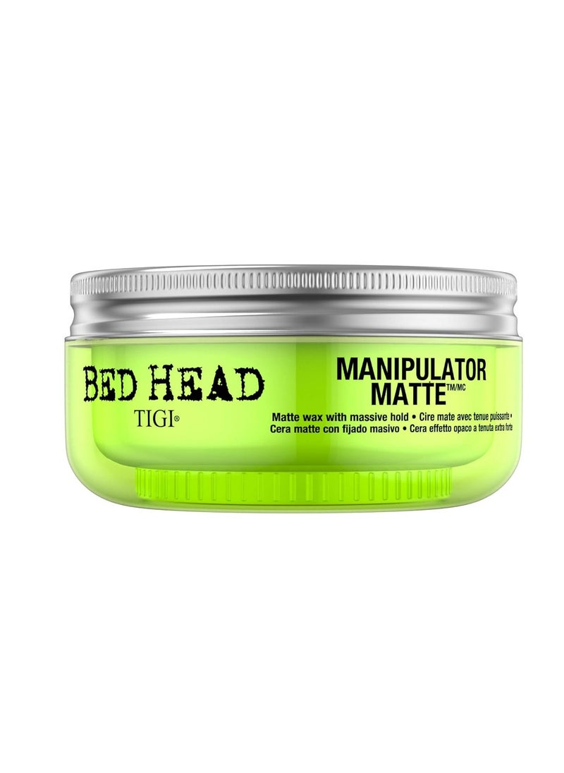 TIGI Bed Head Manipulator Matte Wax Gel for Unisex 2 Ounce (Pack of 2)