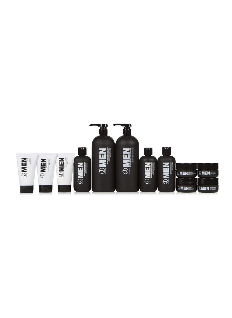 J Beverly Hills Men's Glue Hair Gel with Rosemary Oil for Volume and Shine, (2 Oz, 4 Oz)