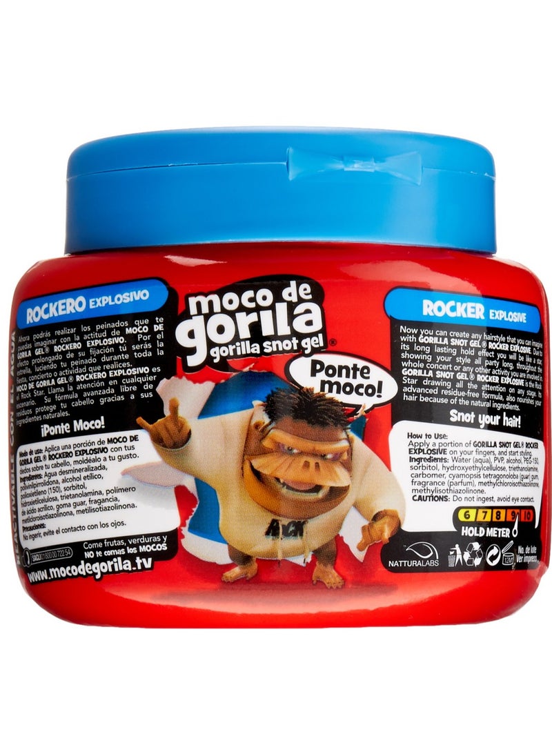 Moco De Gorilla Rockero Mega Gel, Quizz, 9.52 Ounce