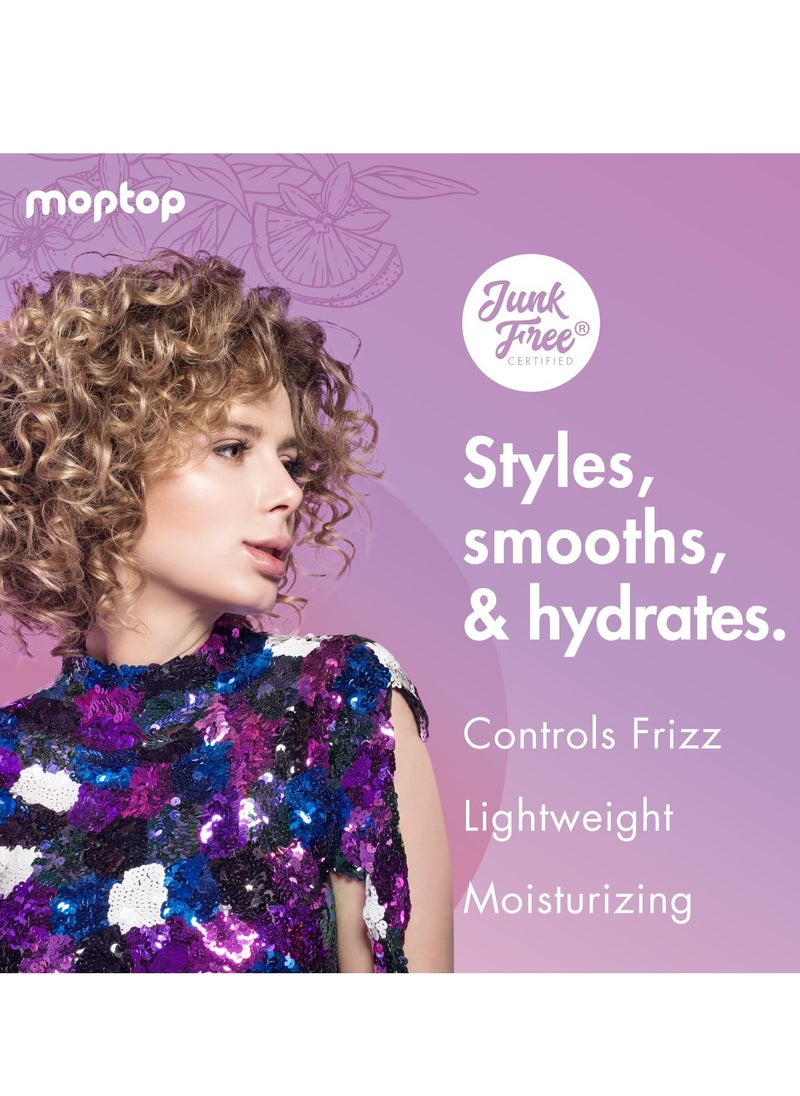 MopTop Trial Bundle - Curly Hair Custard Styling Gel for Fine, Thick, Wavy & Kinky-Coily Hair, Frizz Control, Moisturizing Curl Definer & Activator, 10 Sample Packets (0.5oz)