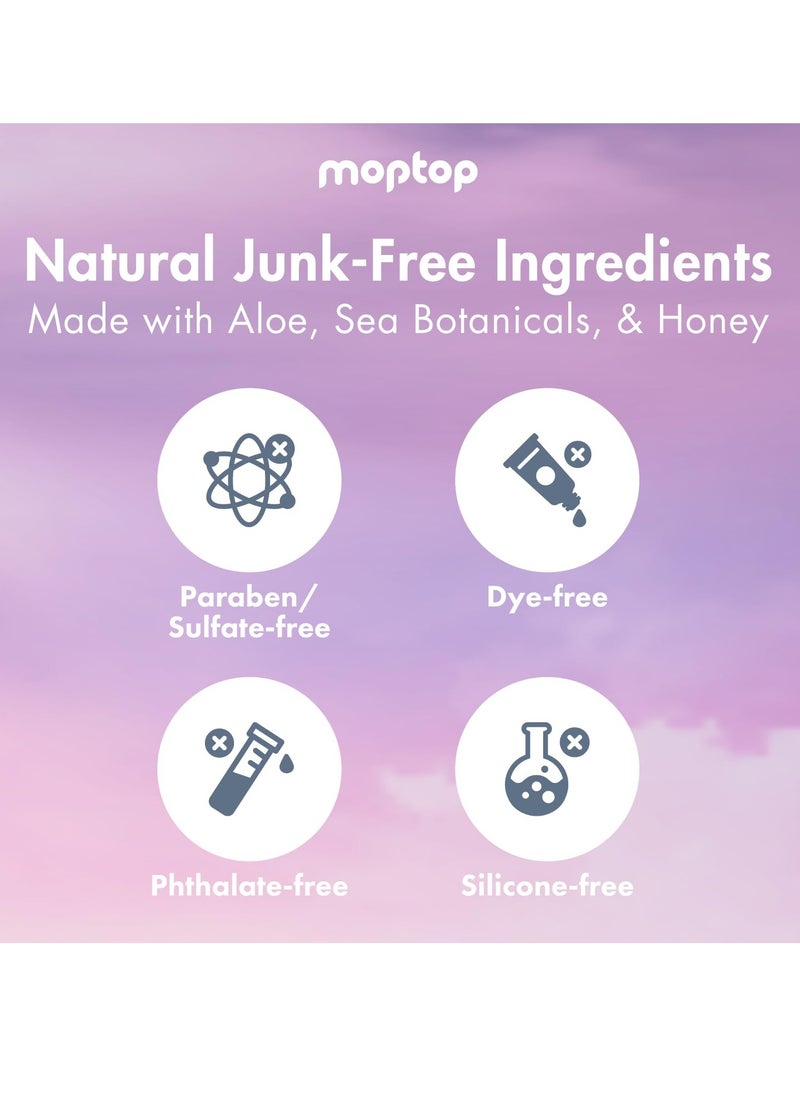 MopTop Trial Bundle - Curly Hair Custard Styling Gel for Fine, Thick, Wavy & Kinky-Coily Hair, Frizz Control, Moisturizing Curl Definer & Activator, 10 Sample Packets (0.5oz)