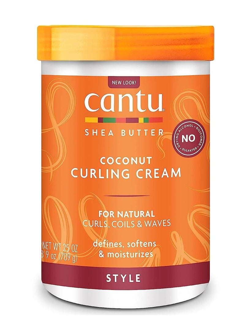 Cantu Shea Butter for Natural Hair Coconut Curling Cream 25 Ounce