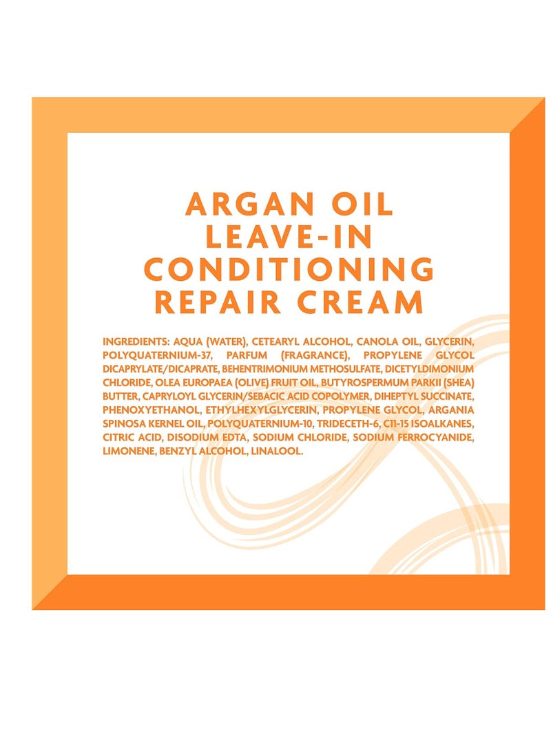 Cantu Leave-In Conditioning Repair Cream with Argan Oil (Packaging May Vary) 16 Ounce