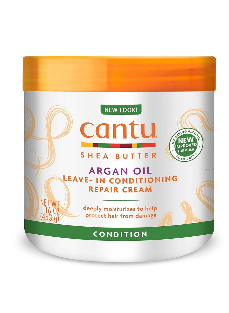 Cantu Leave-In Conditioning Repair Cream with Argan Oil (Packaging May Vary) 16 Ounce