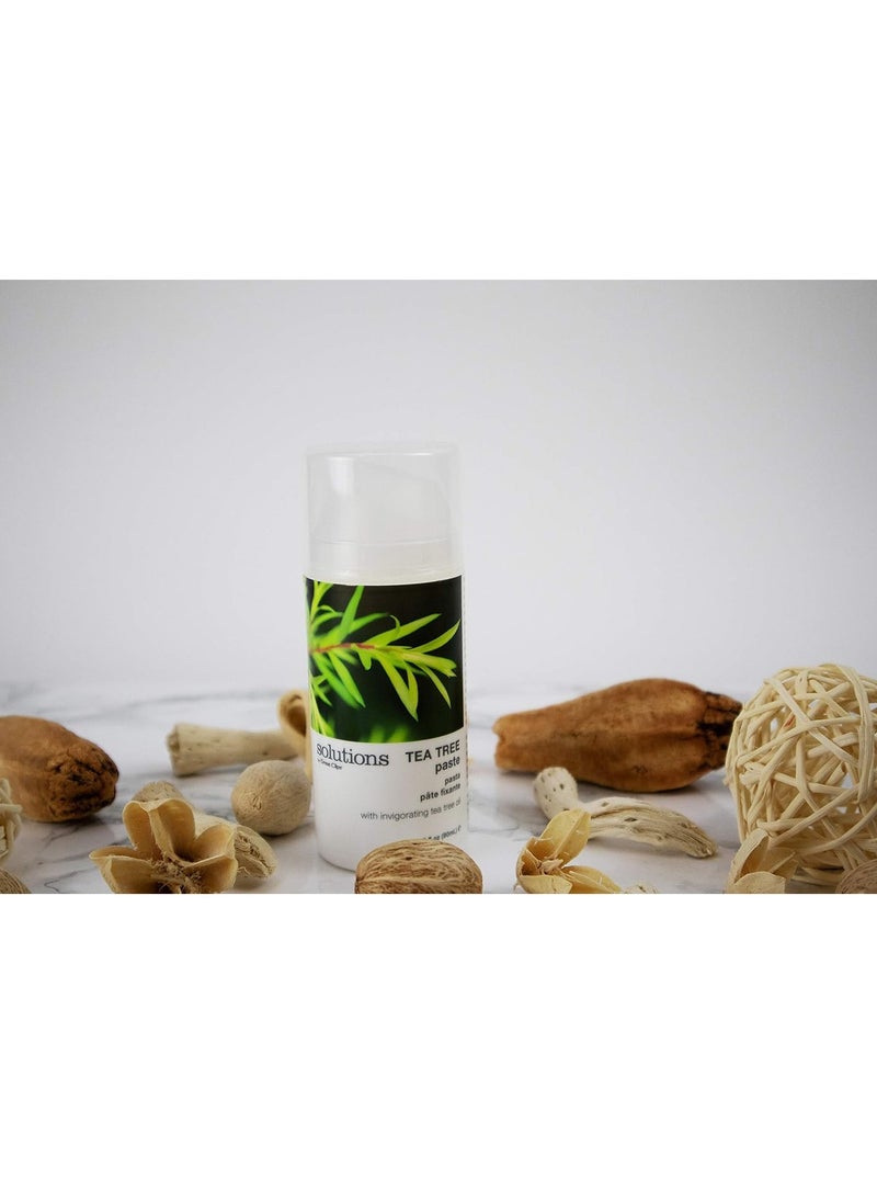 GREAT CLIPS Solutions Tea Tree Paste 3 oz | Easy Pump | Peppermint Scent | Mold and Style Hair
