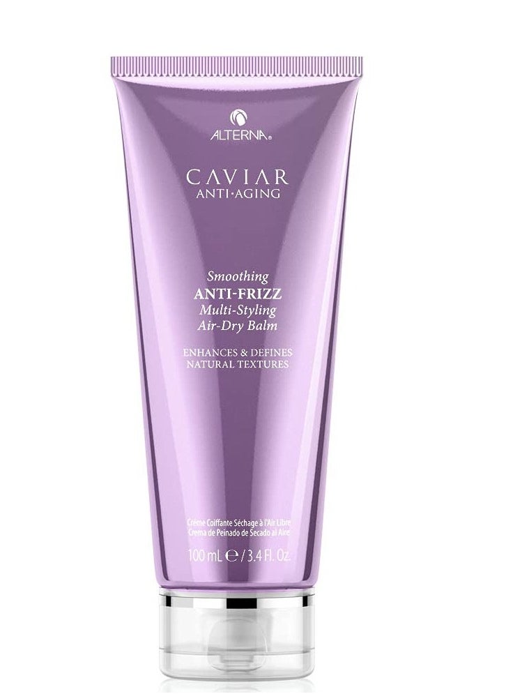 Alterna Caviar Anti-Aging Smoothing Anti-Frizz Multi-Styling Air Dry Balm, 3.4 Fl Oz | Controls Frizz With Light Hold | Adds Natural Shine | Sulfate Free