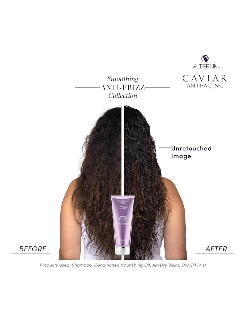 Alterna Caviar Anti-Aging Smoothing Anti-Frizz Multi-Styling Air Dry Balm, 3.4 Fl Oz | Controls Frizz With Light Hold | Adds Natural Shine | Sulfate Free