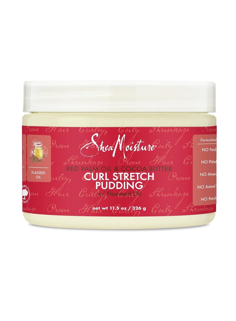 Curl Stretch Pudding for Curls Red Palm Oil and Cocoa Butter with Shea Butter 11.5 oz