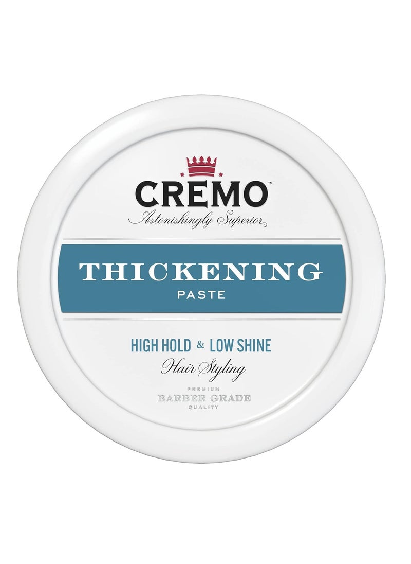 Cremo Barber Grade Hair Styling Thickening Paste, 4 Ounce (Pack of 3)