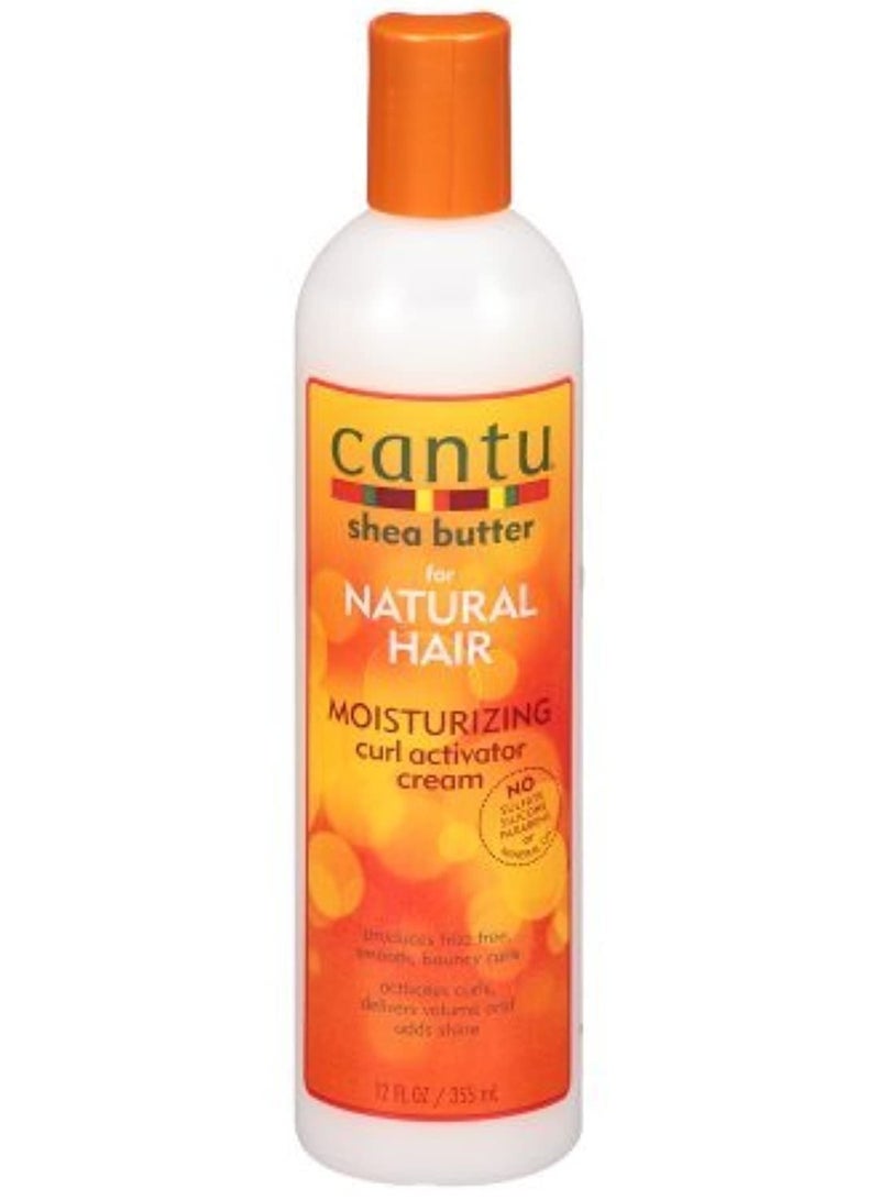Shea Butter for Natural Hair Moisturizing Curl Activator Cream 12 Fl Oz (Pack of 4)