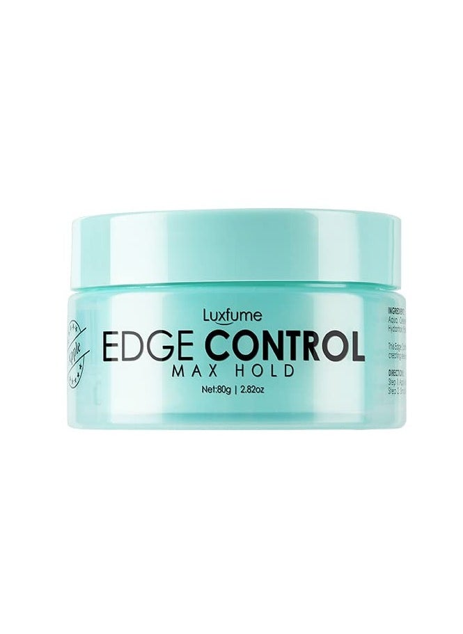 EDGE CONTROL GEL Extra Strong Hold No Flake No White Non Greasy MAX HOLD (Mint)