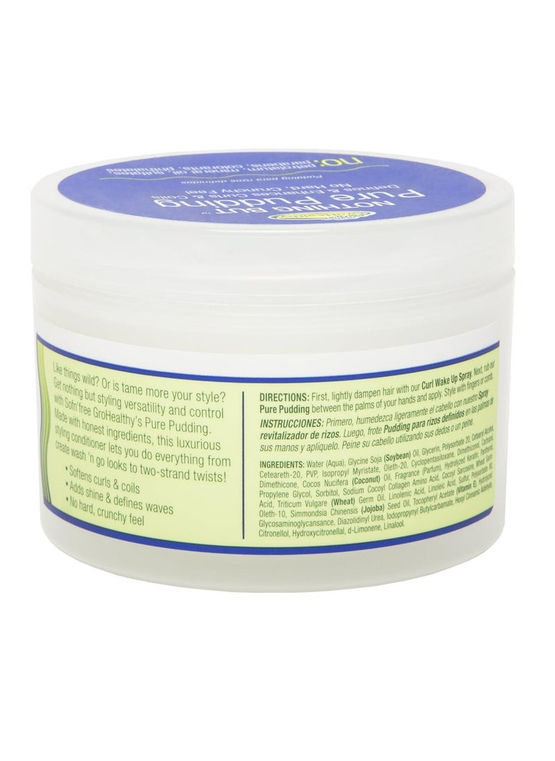 NOTHING BUT Pure Pudding - Gentle Non-Irritating Sulfate-Free Styling Conditioner for All Types of Curly, Healthy, Natural Hair, 8.8 oz (Pack of 1)