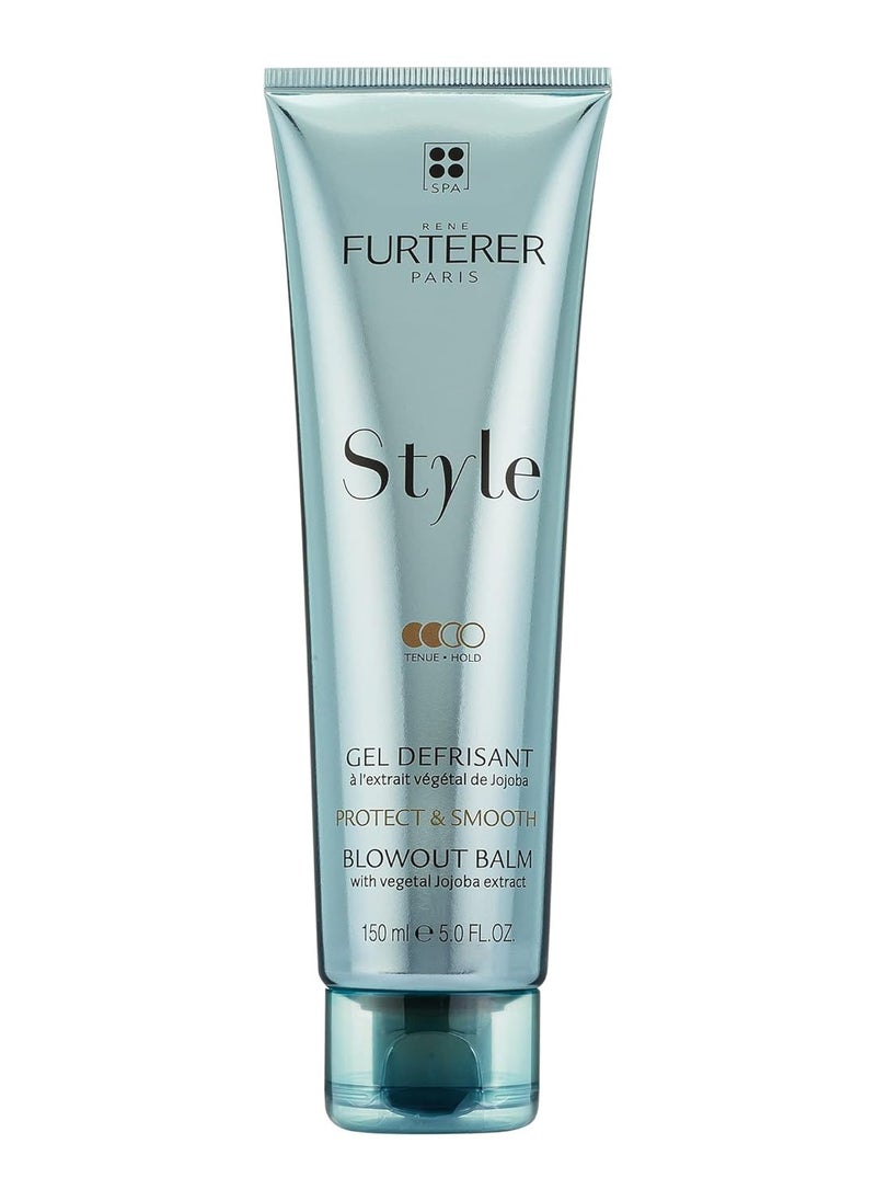 Rene Furterer STYLE Blow Out Balm - Reduces Drying Time & Protects Against Heat - WIth Moisturizing Jojoba Extract - All Hair Types - Vegan & Silicone-Free - 5.0 fl. Oz