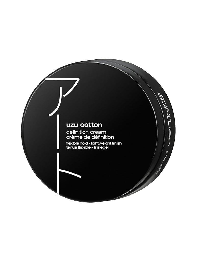 Shu Uemura Uzu Cotton Definition Hair Cream - Anti-Frizz, Flexible Hold and Natural Shine, For Wavy and Curly Hair