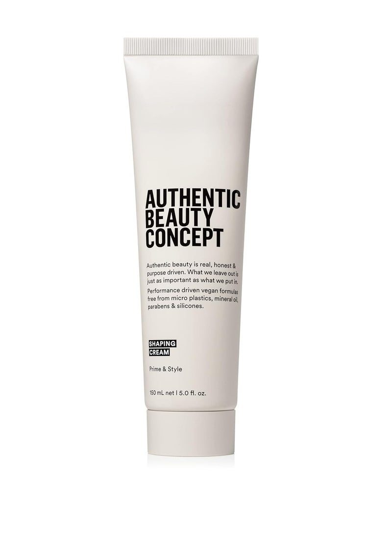 Authentic Beauty Concept Shaping Cream | All Hair Types | Define & Hold Natrual Texture | Vegan & Cruelty-free | Silicone-free