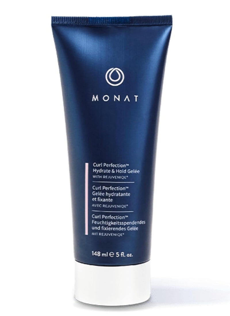 MONAT Curl Perfection™ Hydrate & Hold Gelée with Rejuveniqe® - Curl-Enhancing Defining Gel for Wavy, Curly, Coily Hair - Soft, Touchable, Shiny Curls with Long-Lasting Memory - 148 ml / 5 fl. oz.
