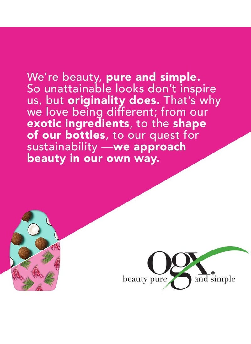 OGX Hydrate & Repair + Argan Oil of Morocco Creamy Hair Butter, Deep Moisturizing Leave-In or Rinse Treatment for Dry Hair, Paraben-Free, Sulfated-Surfactant Free, 6.6 oz