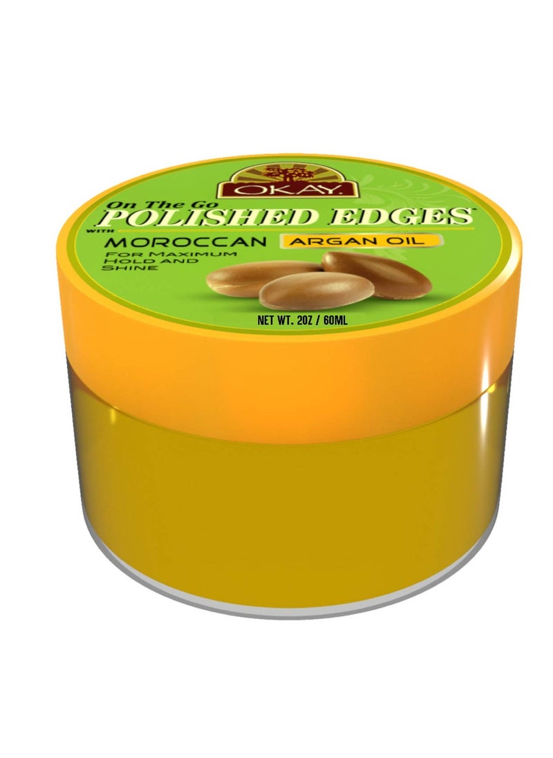OKAY POLISHED EDGES with ARGAN OIL 2oz / 59ml