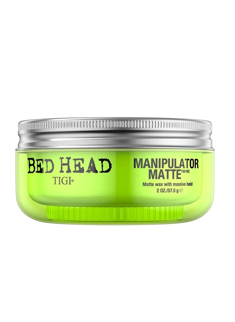 Bed Head by TIGI Manipulator MatteTM Hair Wax Paste with Strong Hold 2 oz (Pack of 3)