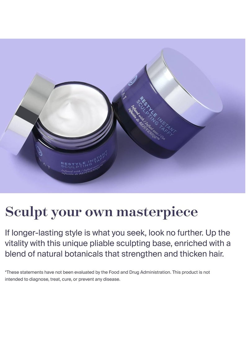 MONAT Restyle Instant Sculpting Taffy - Hair Styling Products That Gives Instant Vitality. Infused w/Rejuveniqe®. Long Lasting Hair Taffy - Net Wt. 30 ml / 1.7 fl. oz.