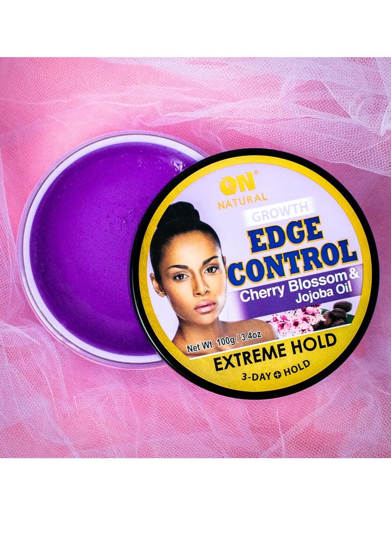 Edge Control Extreme Hold-Cherry Blossom and Jojoba Oil 1oz (1 oz)