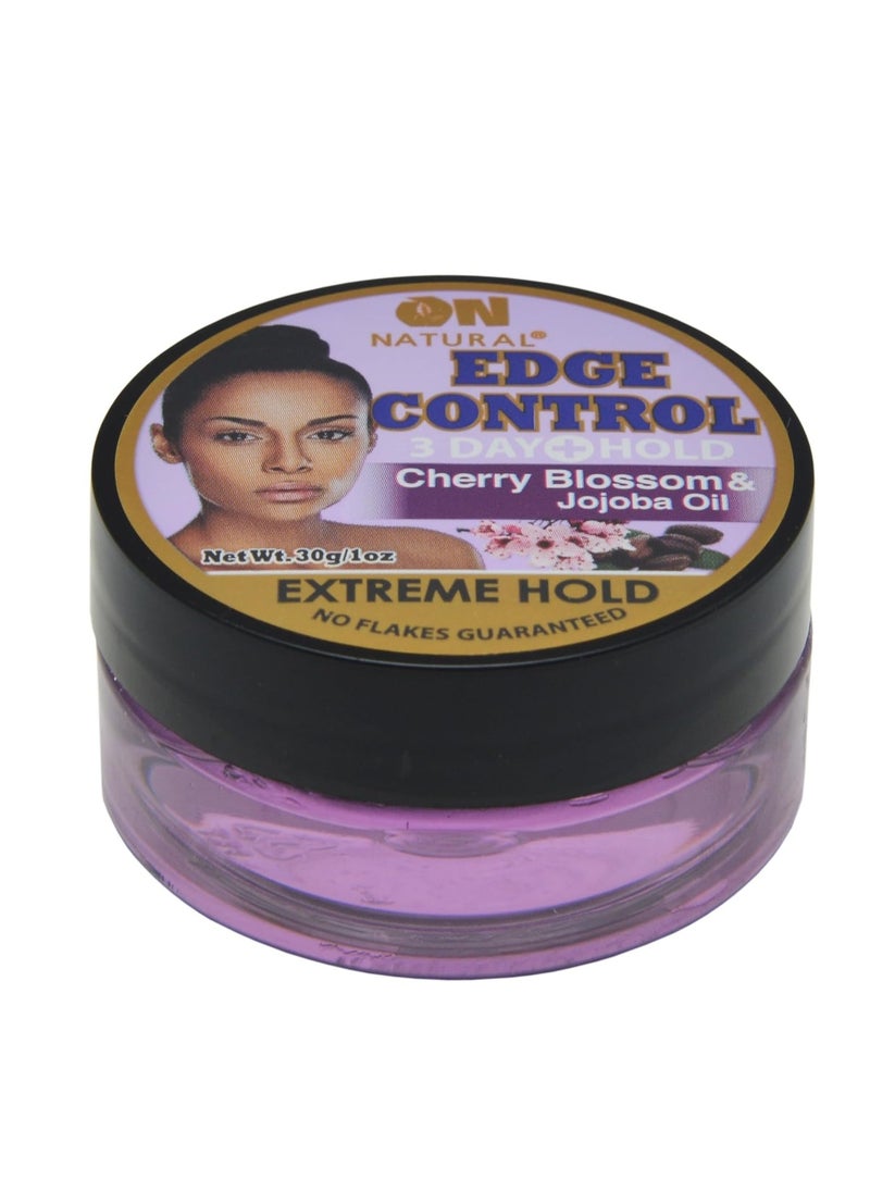 Edge Control Extreme Hold-Cherry Blossom and Jojoba Oil 1oz (1 oz)