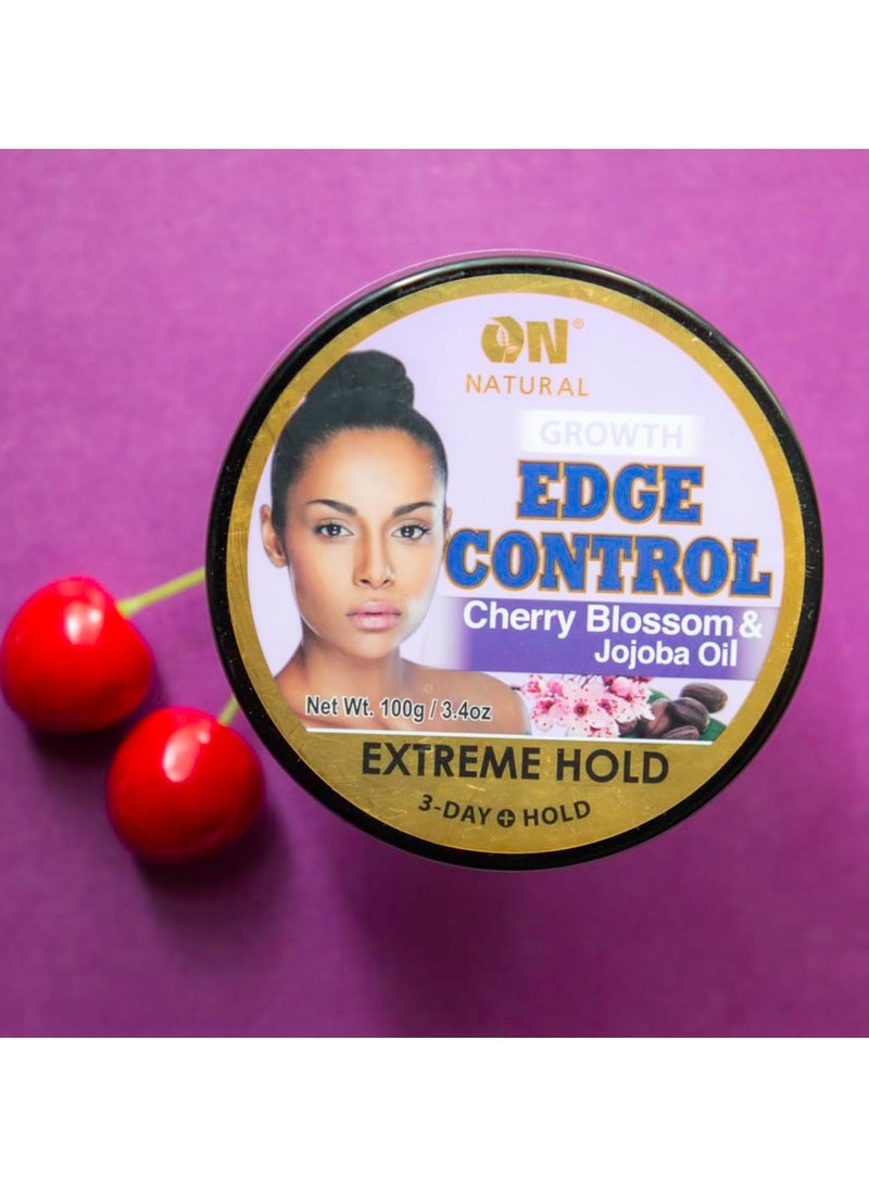 Edge Control Extreme Hold-Cherry Blossom and Jojoba Oil 1oz (1 oz)