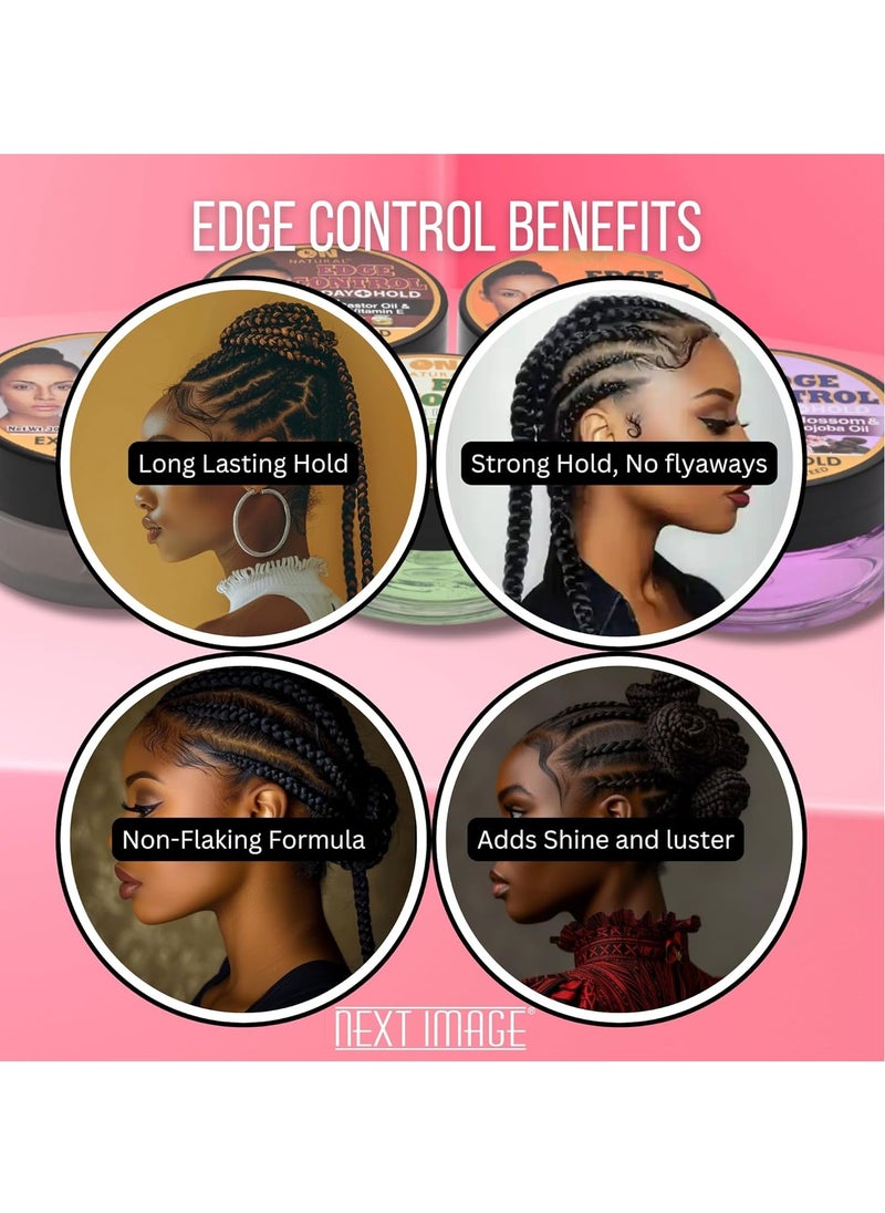 Edge Control Extreme Hold-Cherry Blossom and Jojoba Oil 1oz (1 oz)