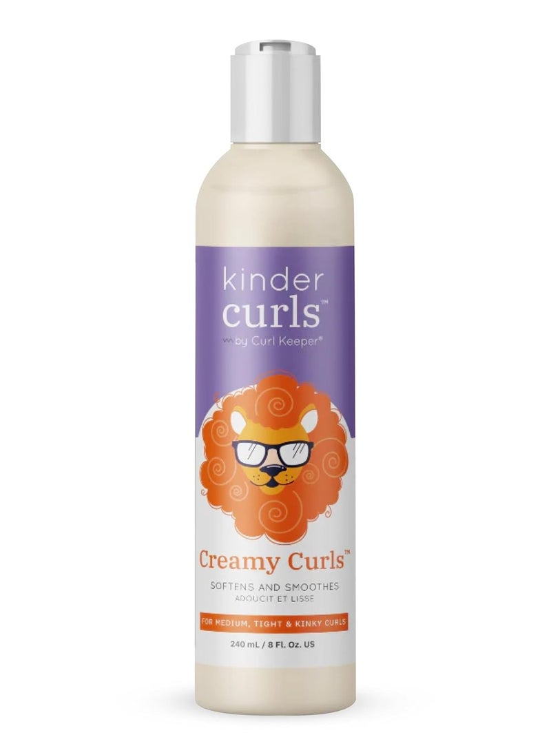 Curl Keeper Kinder Curls Creamy Curls Hair Moisturizer | 8oz/240ml | Styles, Softens and Smoothes