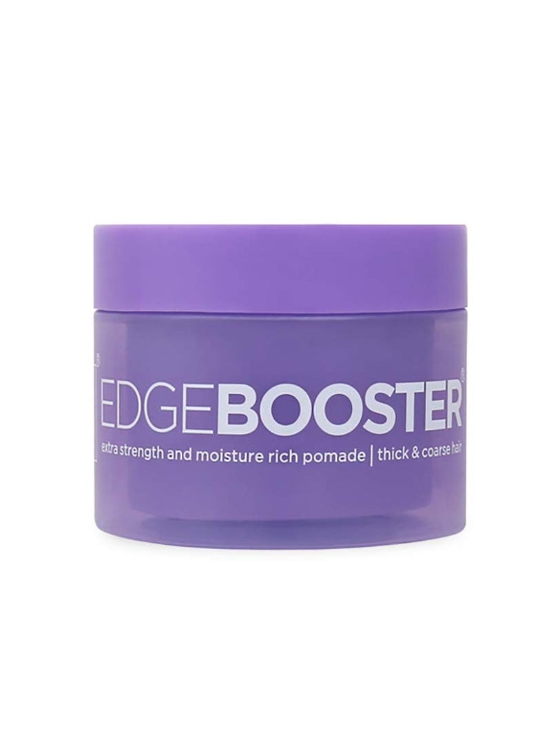 Style Factor Edge Booster Strong Hold Water-Based Pomade - Super Shine & Moisture 3.38oz (VIOLET CRYSTAL)