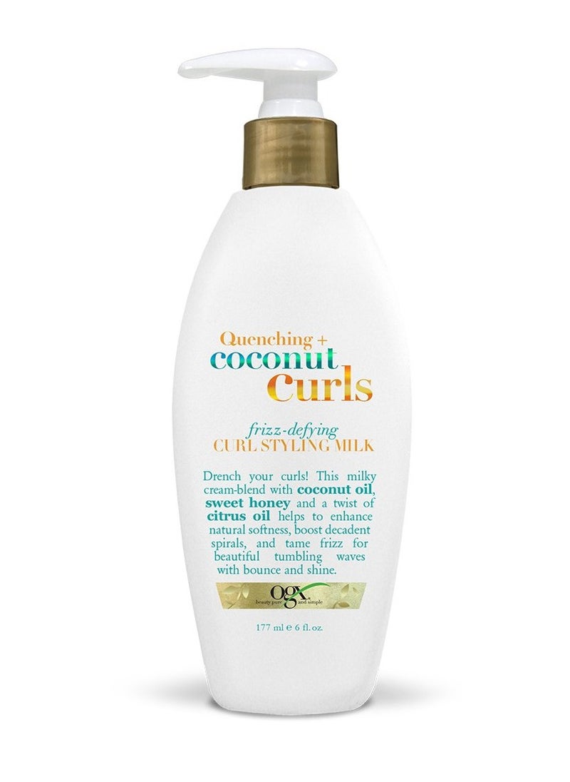 OGX Quenching Plus Coconut Curls Styling Products, 6 Count
