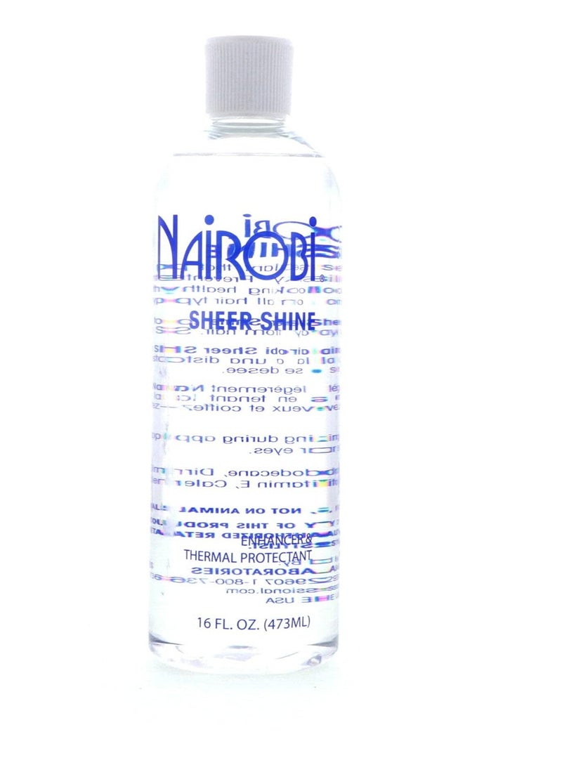 Nairobi Sheer Shine Thermal Protectant for Unisex, 16 Ounce