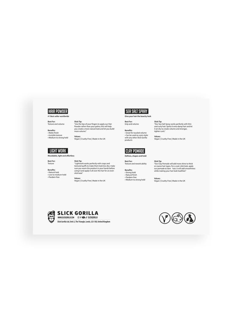 Slick Gorilla Hair Products 'The Box Set'