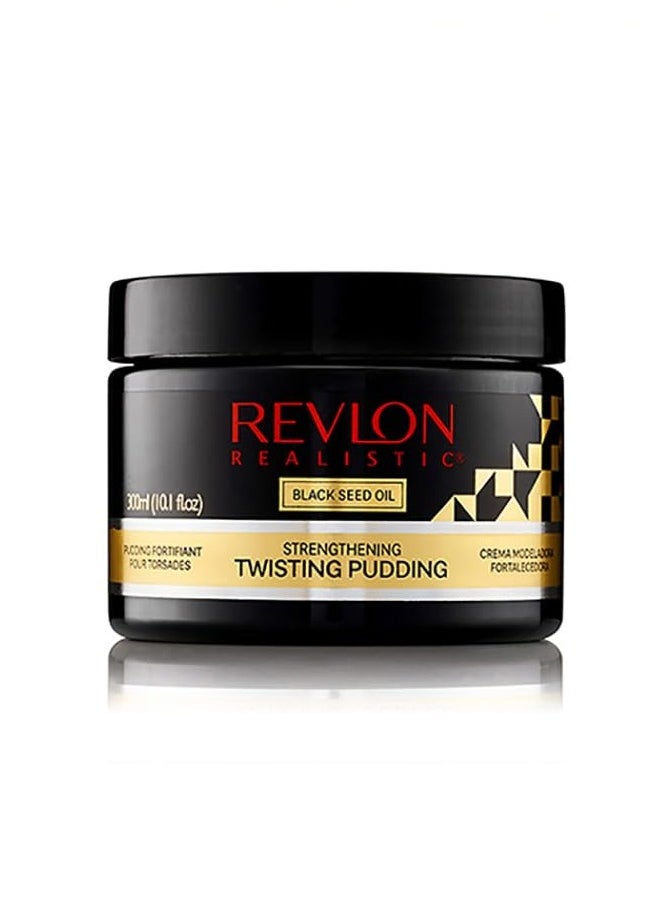 Revlon Realistic Black Seed Oil Strengthening Twisting Pudding, 10.1 Oz
