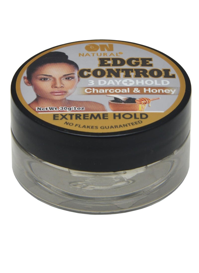 Edge Control Extreme Hold-Charcoal and Honey (1 oz)