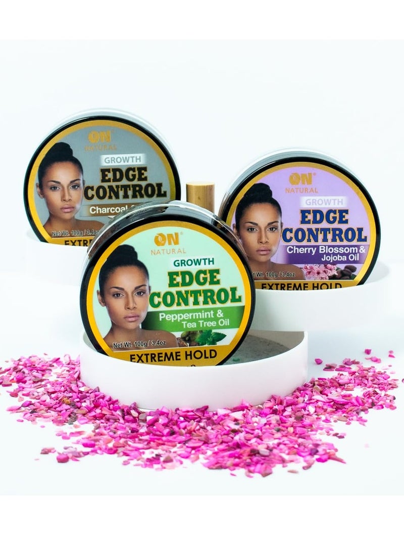 Edge Control Extreme Hold-Charcoal and Honey (1 oz)